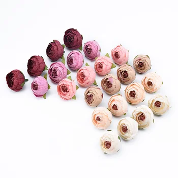 10buc Flori Decorative de Perete de Nunta Accesorii Mireasa Clearance-ul de Cadouri Diy Cutie Flori Artificiale Scrapbooking Ceai de Mătase de Trandafiri
