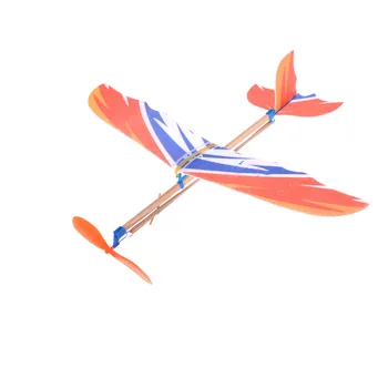 1BUC Noua Spuma de DIY Model de Avion Kit DIY Manual Elastic Banda de Cauciuc Alimentat Avioane Jucărie de Învățământ