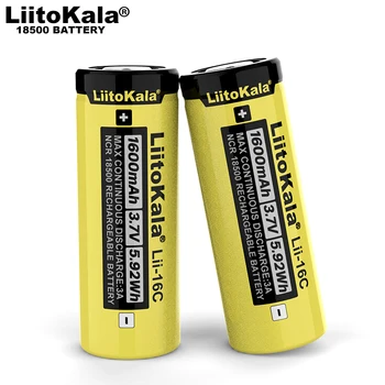 NOI LiitoKala Lii-16C 18500 1600mAh 3.7 V baterie Reîncărcabilă Recarregavel acumulator litiu-ion pentru lanterna LED-uri