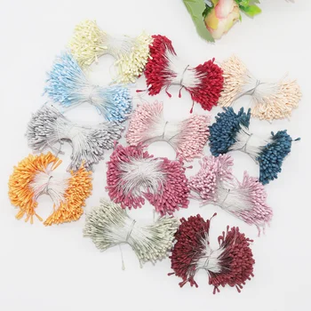 400buc 1,5 mm Mini Stamen Handmade Flori Artificiale Pentru Petrecerea de Nunta Decor Acasă de Crăciun DIY Album Accesorii
