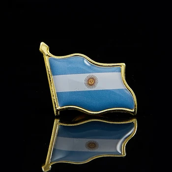 Argentina Flag Pin Broșă Metalică Național Flutură Insigna De Rever Pin Costum&Genti De Voiaj Accesorii 3