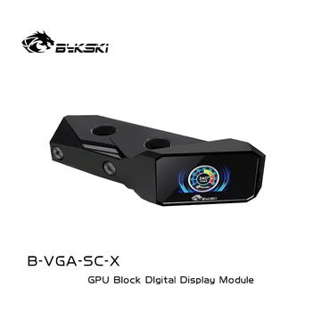 BYKSKI cu Digital GPU Bloc Terminal pentru Calculator GPU Apă de Răcire Bloc Cooler Kit de Bază Transparent Acrilic pentru Calculator GPU