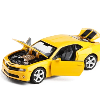 1:32 Scară Licențiat Turnat Sub Presiune Din Aliaj De Metal Colecție De Mașini Sport De Lux Model Pentru Chevrolet Camaro Trage Înapoi Jucării Vehicul