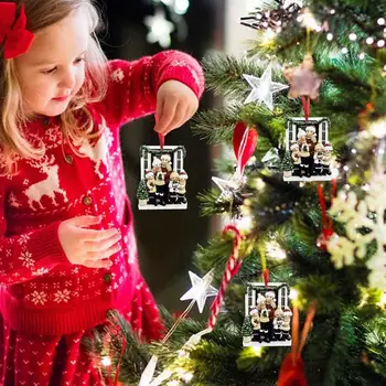 Noua Familie Ornament Rășină Pandantiv DIY Decor Pentru Pomul de Crăciun în Familie Pandantiv Decorațiuni Pentru Festivaluri, Sărbători de Crăciun Noi