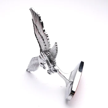 De înaltă Calitate de Epocă Universal 3D Eagle Logo-ul Auto Fața 3D Ornament Vultur care Zboară Capota Emblema Auto de Metal din Fata a Capotei Acoperi