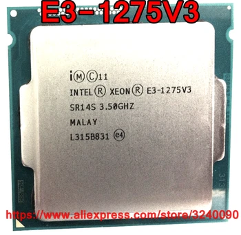 Original PROCESOR Intel Xeon E3-1275V3 Procesor 3.50 GHz 8M Quad-Core E3-1275 V3, Socket 1150 transport gratuit E3 1275 V3 E3 1275V3 0