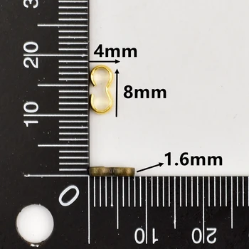 100 Buc/Lot 4*8 mm Catarama Incuietoare Livrările de Conectori Pentru a Face Bijuterii Găsirea Diy Colier Brățară Accesorii