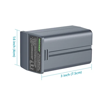 Neewer 14.4 V Li-ion Acumulator de Mare Capacitate baterie Reîncărcabilă Flash Baterie Pentru Neewer Q3 Flash, Strobe (Q3 Flash Nu sunt Incluse)