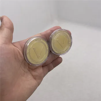 CO44-3 VET Monedă Bloc a lanțului de Crypto monede de argint LIDER MONDIAL BLOCKCHAIN PLATFORMA PENTRU PRODUSE Vechain moneda Digitală Vcoin