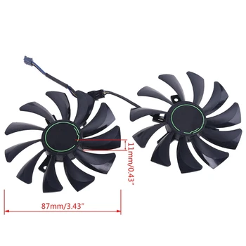 1 Pereche HA9010H12F-Z 4Pin Cooler Ventilator de Înlocuire pentru MSI GTX 1060 1660Ti RTX 2060 Graphics Card de Fan