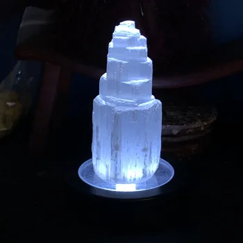 FIERBINTE!!! naturale selenit de Cristal cantitatea de piatră turn de meditație reiki de vindecare Claritate Mentala selenit de cristal elimina energia negativa