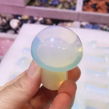 1buc 50mm Foarte Frumos Opal Ciuperci în Formă de Piatră Șlefuită Decor de Vindecare Cadou Decorativ Cristale de Cuarț