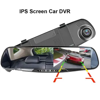 3.5 Inch Auto DVR Oglinda Auto Dvr Camera1080P Oglinda retrovizoare Digital Video Recorder Singel Fața Len Auto Dash Cam