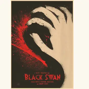 Film B-Black Swan POSTER Retro Poster Acasa Bar Cafenea Arta de Perete Autocolant de Colectare Imagine de Fundal de Decor 0