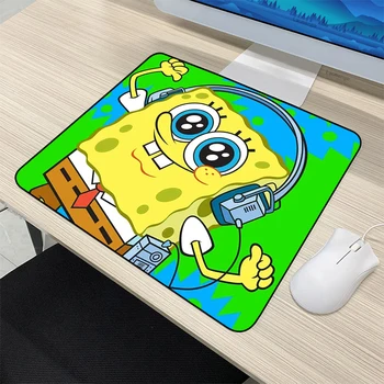 Pc Gamer Covor SpongeBobs Mic Mouse Pad Pentru Calculator Kawaii Accesorii Din Cauciuc Mat Mausepad Mousepad Completo Laptop De Gaming 1