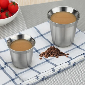 De Vânzare la cald 1buc cani Magic Espresso din Oțel Inoxidabil Dolce gusto Perete Dublu Termo capsula de cafea ceasca de Bucatarie Accesorii pentru Instrumente 1
