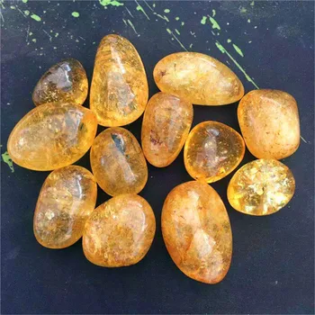 Lustruit cristale de vindecare cu pietre naturale cuart galben citrin crack scazut pietre pentru vânzare