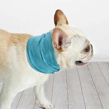 Câinele Răcire Instantanee Bandană Animale De Companie Respirabil Eșarfă Pisici Mici Mijlocii Mari Câini De Companie Chihuahua Gheață Guler Pentru Accesorii De Vară 0