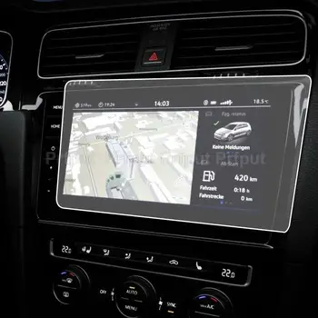 Temperat Pahar Ecran protector Pentru Volkswagen golf 7 7.5/facelift 2018-2020 9.2 inch infotainment, Navigație Auto de Film GPS