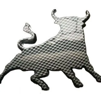 3D spaniolă taur de luptă din fibra de carbon insigna autoadezive masina/van spania decal emblema logo-ul Espana toro autocolante auto