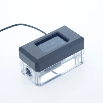 Calculator de Răcire cu Apă debitmetru Flow Indicator LED Termometru Debitul VA LCD All-in-one Kit de Lichid de Răcire Instrument