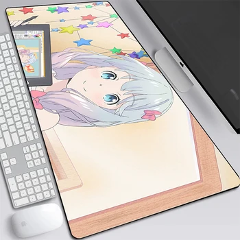 ANIME Izumi Sagiri Figura Mouse Pad Jucătorii Drăguț Fată Sexy PadMouse 90x40cm Cauciuc Mouse Pad Tastatură de Calculator Mat pentru Fata Baieti