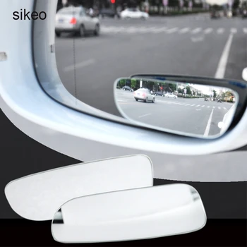 Sikeo Stil Oglinda de la Masina de 360 de Grade Unghi Larg Convex Oglinda fața Locului Orb Parcare Auto Motociclete retrovizoare Reglabile Oglindă
