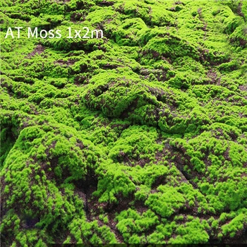 1m * 1m Artificiale Planta Gazon Covor Mușchi Nuntă în aer liber, Peisaj Natural de Amenajare a teritoriului Verde de Acasă la Sol de Grădină Decor