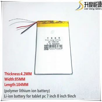 Baterie tabletă de 3 cablu baterie 4285104 Cablu capacitatea Bateriei de 5000 mAh baterie polimer