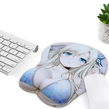 Desene animate Anime Sexy de Două-dimensional de Frumusete Încheietura mâinii Mouse Pad Silicon 3D Mouse Pad Mimi Wrist Pad