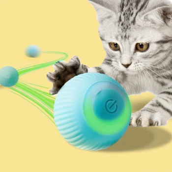 Smart Pisici Jucarii Automate Minge de Rulare Electric Jucării pentru Pisica Kitten Training Interactiv mișcare de Auto-Jucarii pentru Joc de Interior