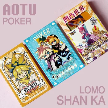 HOT Anime Aotu Lume King Grey Moda Hârtie de Poker Polaroid Cosplay Birou de Carti de Joc de Bord Creative Jucarii de Cadouri de Craciun