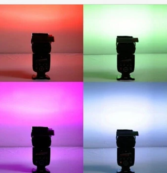 12pcs pentru CANON 600EX 580EX II, 430EX 320EX 270EX MDAU Universal Flash Speedlite Culoare Gel Kit Filtru de Iluminat cu Difuzor