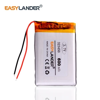 323450 600mah 3.7 v litiu Li-ion polimer baterie reîncărcabilă Pentru e-book reader sony 505