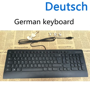 1 Bucată Original German Layout Tastatura cu Fir Interfata Usb Tastaturi Desktop Tastatura Laptop pentru Birou