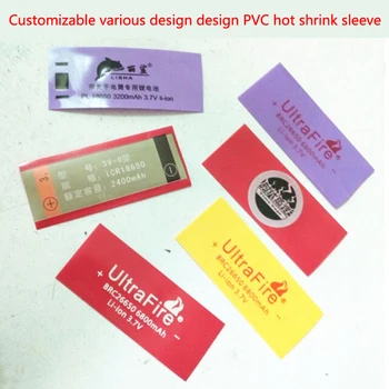 Custom-made 18650 baterie PVC tub termic folie termocontractibila este necesar pentru a personaliza 26650 14500
