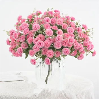 1buc 20 de Flori de Liliac Mic Artificiale Flori Hortensie Carnationsdiy Crăciun Decorare Sala de Nunta Vaza Afișare Acasă Meserii