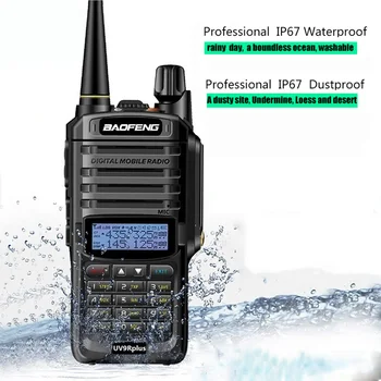 1/2 BUC Baofeng UV-9R plus IP68 rezistent la apa Walkie Talkie 10W VHF UHF 400-520MHz Dual Band Portabil de Emisie-recepție Sunca Două Fel de Radio
