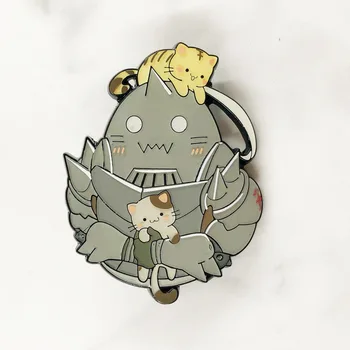Fullmetal Alchemist Drăguț Email Pin Anime Ace Insigne pe Rucsac Lucruri dragute Accesorii pentru Bijuterii Manga Japoneză Cadou Brosa 0