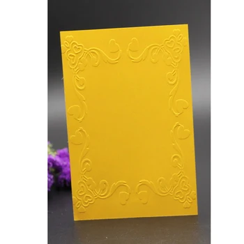 Inima Dantela de Plastic Șablon Ambarcațiuni Card fabricarea Hârtiei 1 buc Album Foto de Nunta de Decorare Scrapbooking Relief Folder Nou 2021 0