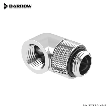 BARROW TWT90-v2.5 8 G1/4 Apă de Răcire Adaptor de Filet de 90 de Grade Rotative Adaptor de Montaj Rotație de 90 de grade Aur Negru Argintiu 3