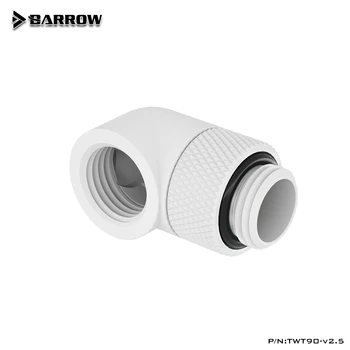 BARROW TWT90-v2.5 8 G1/4 Apă de Răcire Adaptor de Filet de 90 de Grade Rotative Adaptor de Montaj Rotație de 90 de grade Aur Negru Argintiu 5