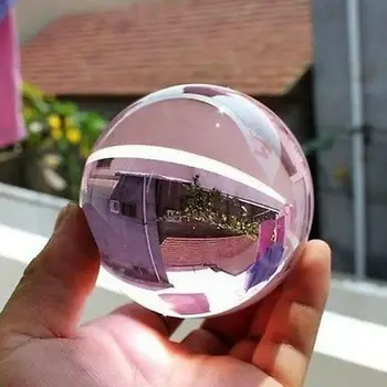 40mm Piatra Naturala de Trandafir Roz Cristal de Vindecare Mingea Magic Cristal de Cuarț Pietre de Colectare Meserii Decor Pentru Fotografie Cadou 4