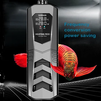 Acvariu Submersibile de Încălzire Rezervor de Pește LED Digital Reglabil de Încălzire a Apei Rod Temperatură Constantă de Control Automat a Temperaturii 0