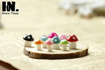 10buc Artificiale Micro Peisaj de Basm Gradina in Miniatura Terariu Ornament Mini Ciuperci Figurine DIY Accesorii Decor