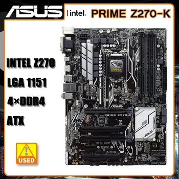 ASUS PRIM-Z270-K Placa de baza LGA 1151 64GB DDR4 PCI-E 3.0 M. 2 USB3.1M.2 SATA 3 Intel Z270 ATX Placa-mama Pentru Core i7i5i3 procesoare 0