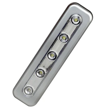 Mini 5 Cabinetului CONDUS Lumina de Noapte Utilizare a Bateriei Wireless LED bar Stick de lumină-la Robinet, Împinge Veioza Sub Bucătărie Lampă de Perete de lumină