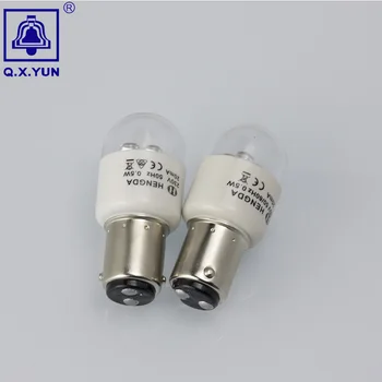 Becuri cu LED-uri pentru Cantareata de Origine Mașină de Cusut 0,5 W 220 de Volți Împinge În Tip #LED-BA15D 220V/110V Frigider lampa