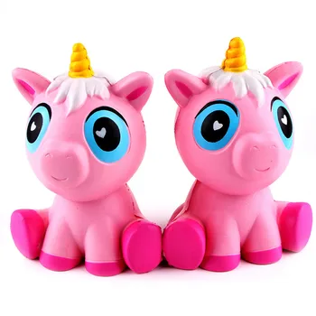 Moale Lent În Creștere Moi Jucării Minunat Drăguț Kawaii Jumbo, Big Pink Unicorn Desene Animate De Animale Moi Jucării Jumbo