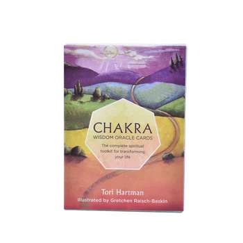 Fierbinte Chakra Înțelepciune Oracle Pachet De Cărți De Limba Engleză Cărți De Tarot Divinație Tabla De Joc